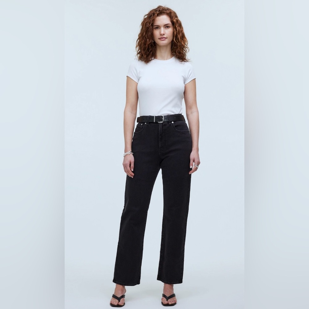 Madewell The Petite Curvy '90s Straight Jean - Size 32P (Petite)